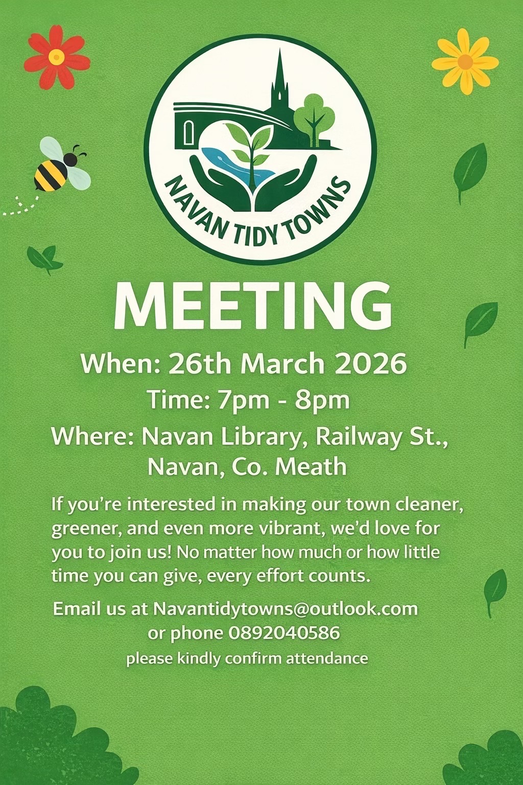 Meath Public Participation Network » Navan Tidy Towns: Meeting – 26th ...